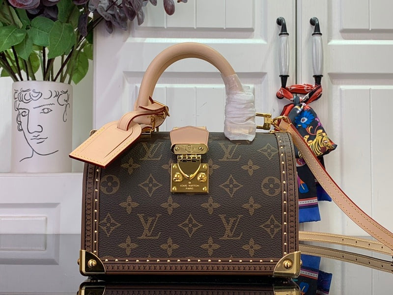 Louis Vuitton Petite Malle Souple Monogram Canvas