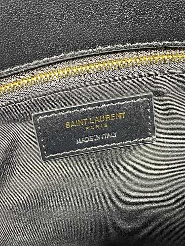 Saint Laurent (YSL) Black Puffer Shoulder Bag
