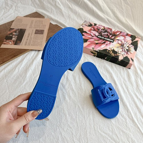 Dolce & Gabbana DG Logo Slide Sandals