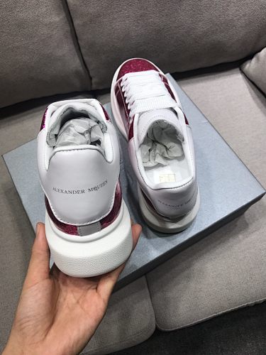 Alexander McQueen Oversized Glitter Sneakers