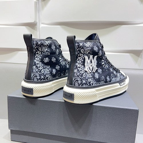 AMIRI MA Logo Bandana High-Top Sneakers