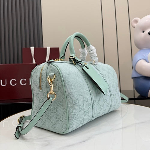 Gucci GG Canvas Boston Bag / Top Handle Bag