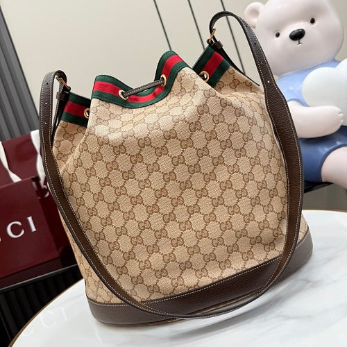 Gucci Ophidia GG Supreme Bucket Bag
