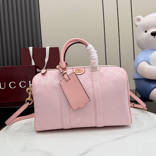 Gucci GG Monogram Boston / Top Handle Bag