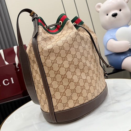 Gucci Ophidia GG Supreme Bucket Bag