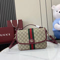 Gucci Ophidia GG Supreme Top-Handle Shoulder Bag