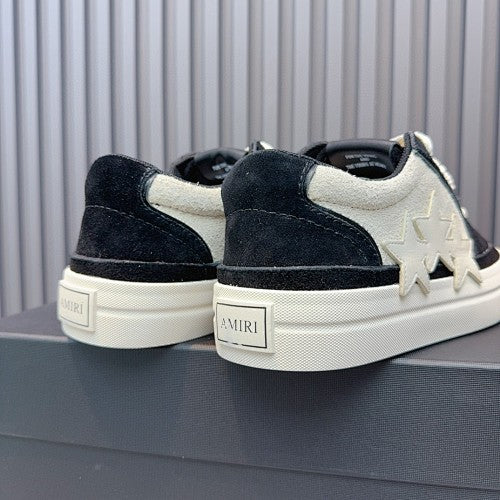 Amiri Skel Top Low Sneakers – Black & White