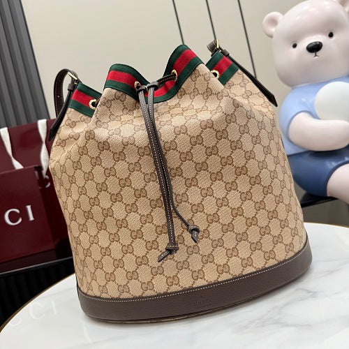 Gucci Ophidia GG Supreme Bucket Bag