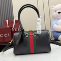 Gucci Horsebit Web Boston / Top Handle Bag