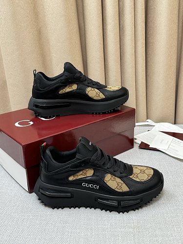 Gucci GG Supreme Canvas Chunky Low-Top Sneakers