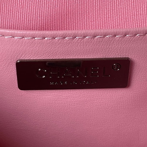 Chanel Pink Quilted Star-Shaped Chain Crossbody Bag