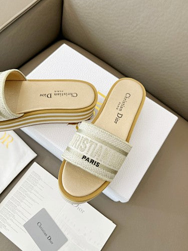 Dior Dway Platform Slide Sandals
