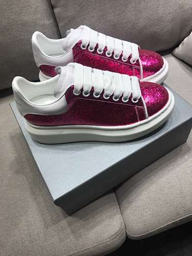 Alexander McQueen Oversized Glitter Sneakers