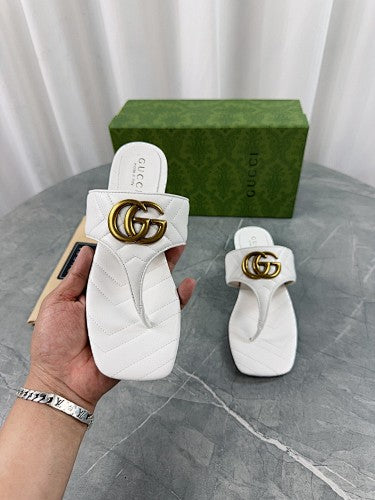 Gucci GG Marmont thong sandals
