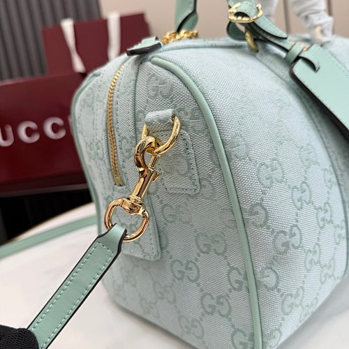 Gucci GG Canvas Boston Bag / Top Handle Bag