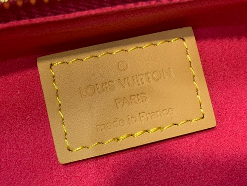 Louis Vuitton Baggy PM Monogram Denim Fuchsia