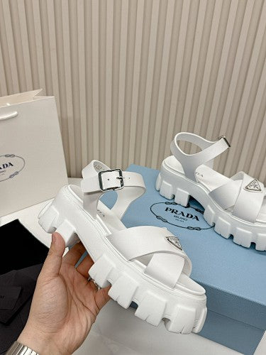 Prada Monolith platform sandals