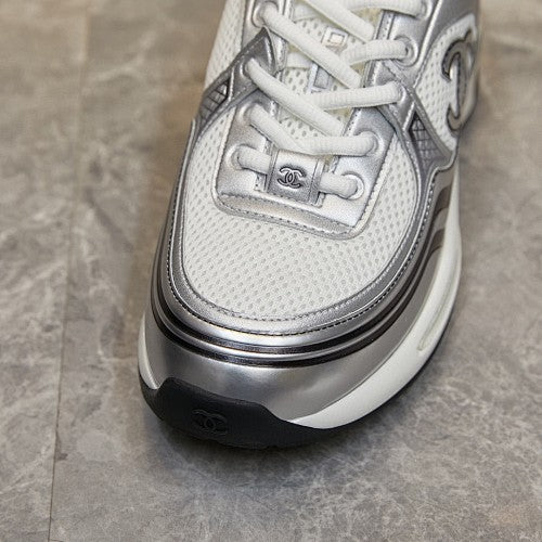 Chanel CC Logo Retro Runner Sneakers