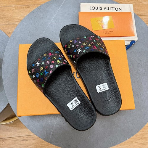 Louis Vuitton Monogram Multicolore Slide Sandals