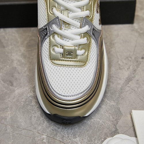 Chanel CC Logo Retro Runner Sneakers