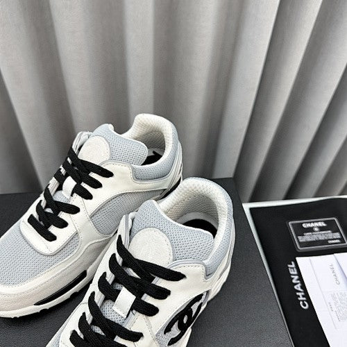 Chanel CC Mesh & Suede Chunky Sneakers
