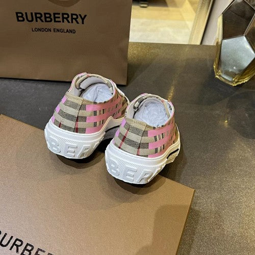 Burberry Vintage Check Low-Top Platform Sneakers