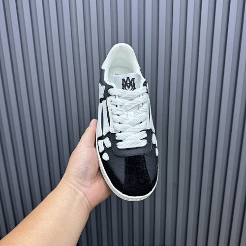 Louis Vuitton black-and-white LV Monogram low-top sneakers