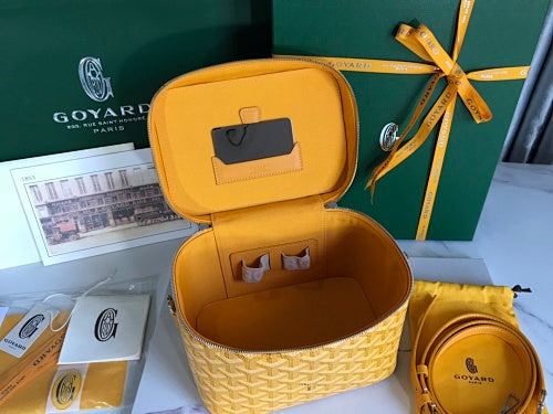 Goyard Yellow Goyardine Train