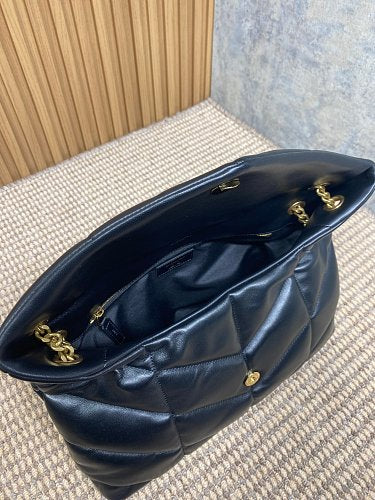 Saint Laurent (YSL) Black Puffer Shoulder Bag