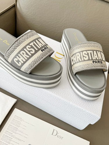 Dior Dway Platform Slide Sandals
