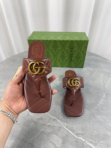 Gucci GG Marmont thong sandals