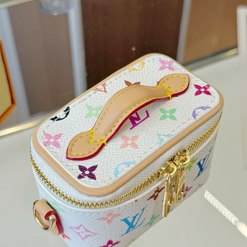 Louis Vuitton Nice Nano White Monogram Multicolor Canvas