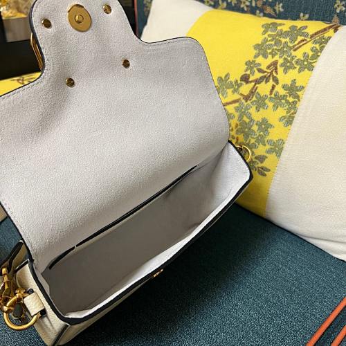 Valentino Garavani V Logo Signature White Leather Shoulder Bag
