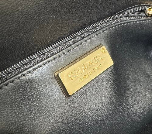 Chanel Black Crystal-Embellished Mini Flap / Evening Bag
