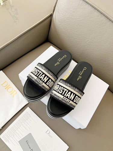 Dior Dway Platform Slide Sandals