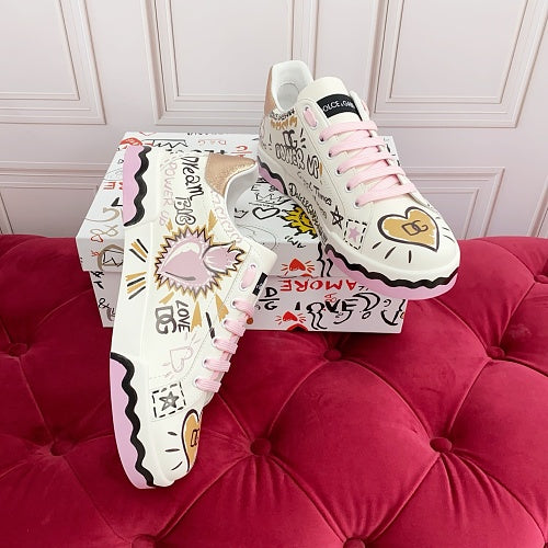 Dolce & Gabbana Portofino Light Graffiti Sneakers