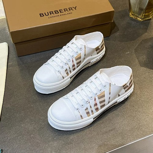 Burberry Vintage Check Low-Top Platform Sneakers