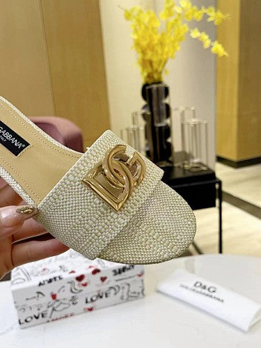 Dolce & Gabbana DG Logo slide sandals