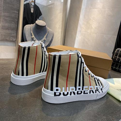 Burberry Vintage Check High-Top Sneakers