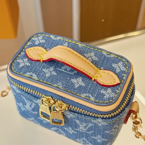 Louis Vuitton Nice Nano Blue Monogram Denim