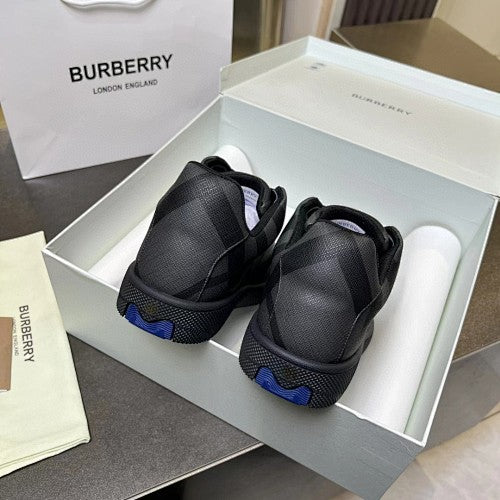 Burberry Check Low-Top Platform Sneakers