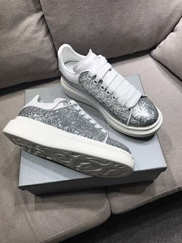 Alexander McQueen Oversized Glitter Sneakers