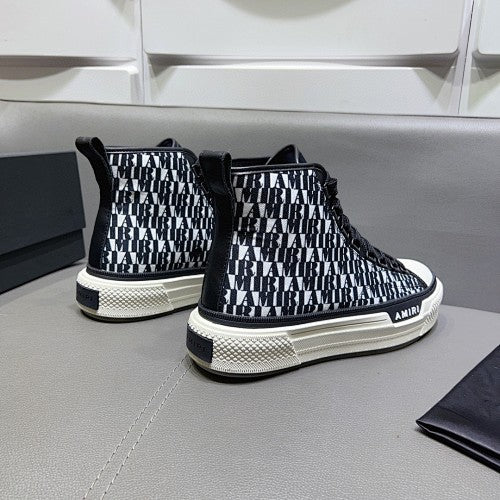 AMIRI Logo Repeat High-Top Sneakers