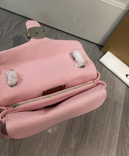 Coach Pink Quilted Tabby Shoulder Bag