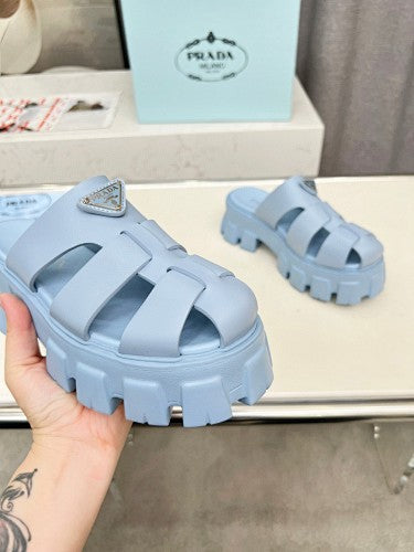 Prada Monolith Fisherman Platform Sandals