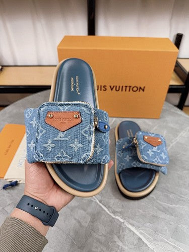 Louis Vuitton Monogram Slide Sandals