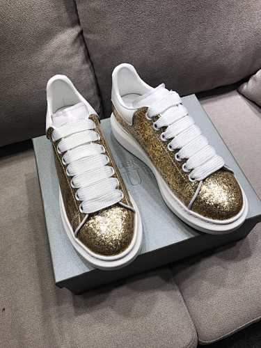 Alexander McQueen Oversized Glitter Sneakers