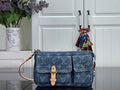 Louis Vuitton Monogram Denim Baggy PM Shoulder Bag