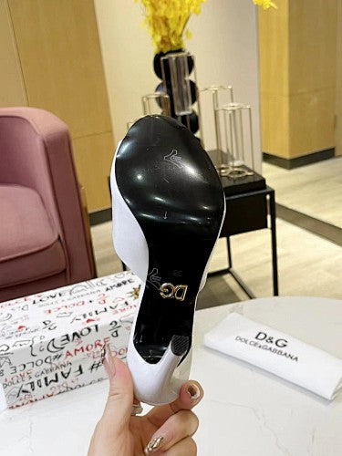 Dolce & Gabbana DG Logo heeled mule sandals
