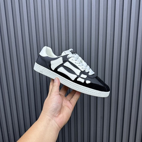 Louis Vuitton black-and-white LV Monogram low-top sneakers
